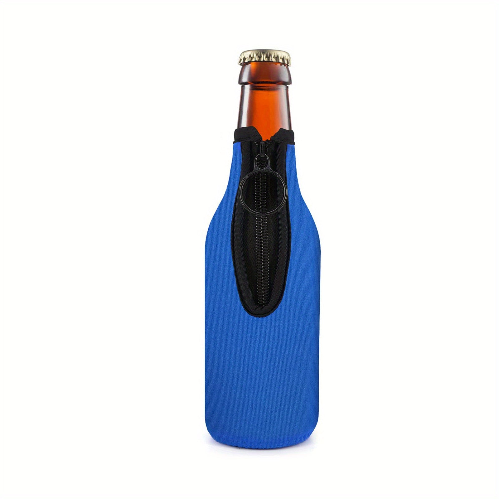 Beer Bottle Insulator Sleeve Keeps Beer Cold & Hands Warm Zip up Jacket