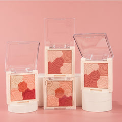 4 Petal Blush Palette Natural Matte & Shimmer Finish