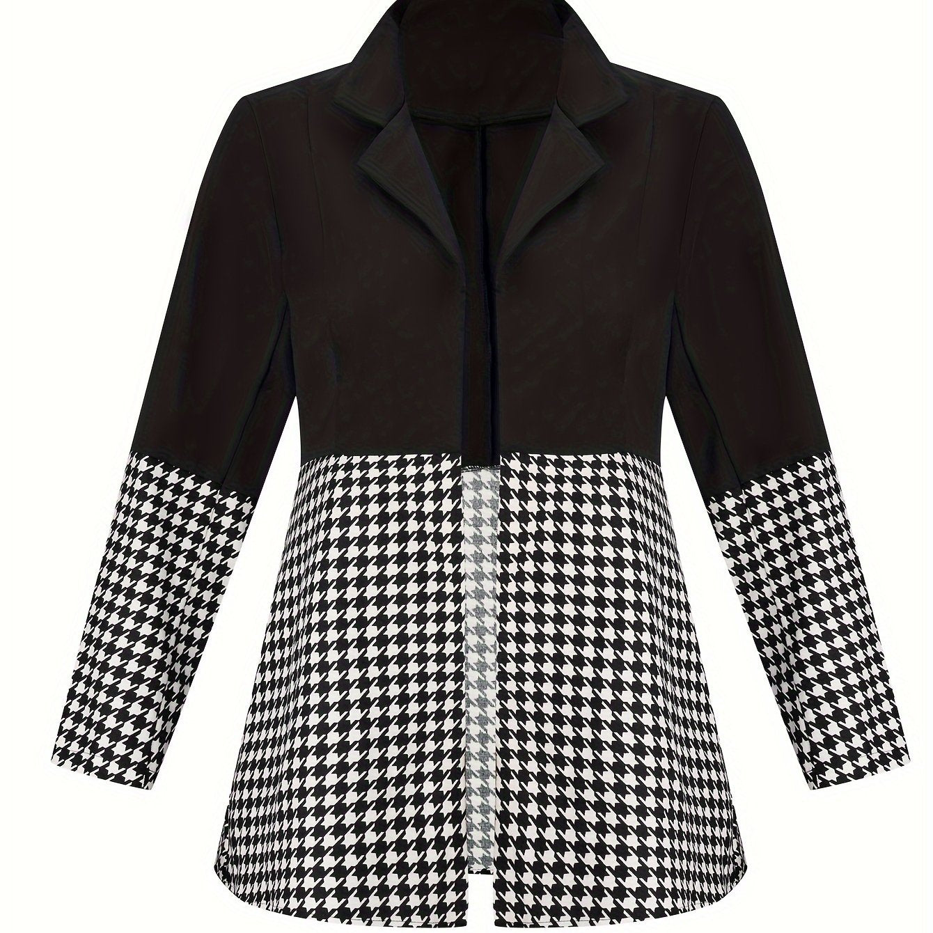 Blazer Women's Open Front Collar Blazer