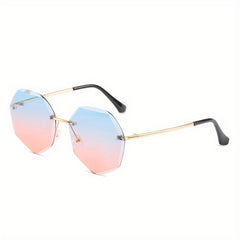 Gradient Lens Sunglasses UV Protection