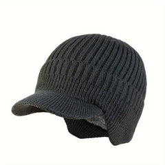 Men's Knitted Cap Winter Outdoor Windproof Ear Protection Warm Hat