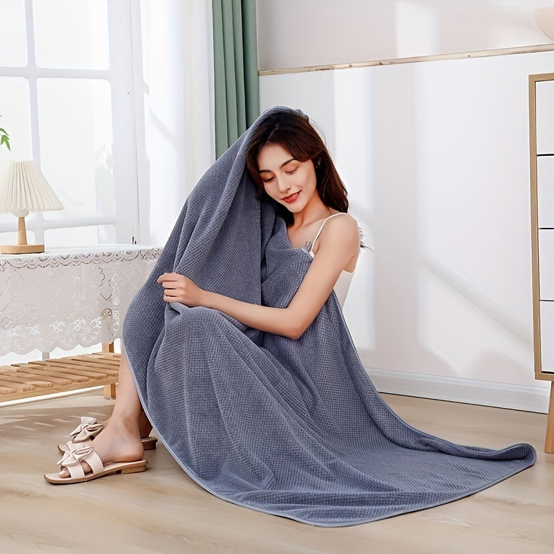 Soft Bath Sheet Large Towel for Home Bathroom - Absorbent and Skin-Friendly