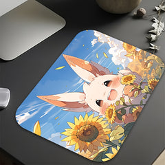 Mouse Pad Rabbit Sunflower Keyboard Pad Desktop Pad Gaming Accessory