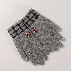 Men's Touch Screen Coldproof Sports Gloves Warm Knitted Driving Cycling