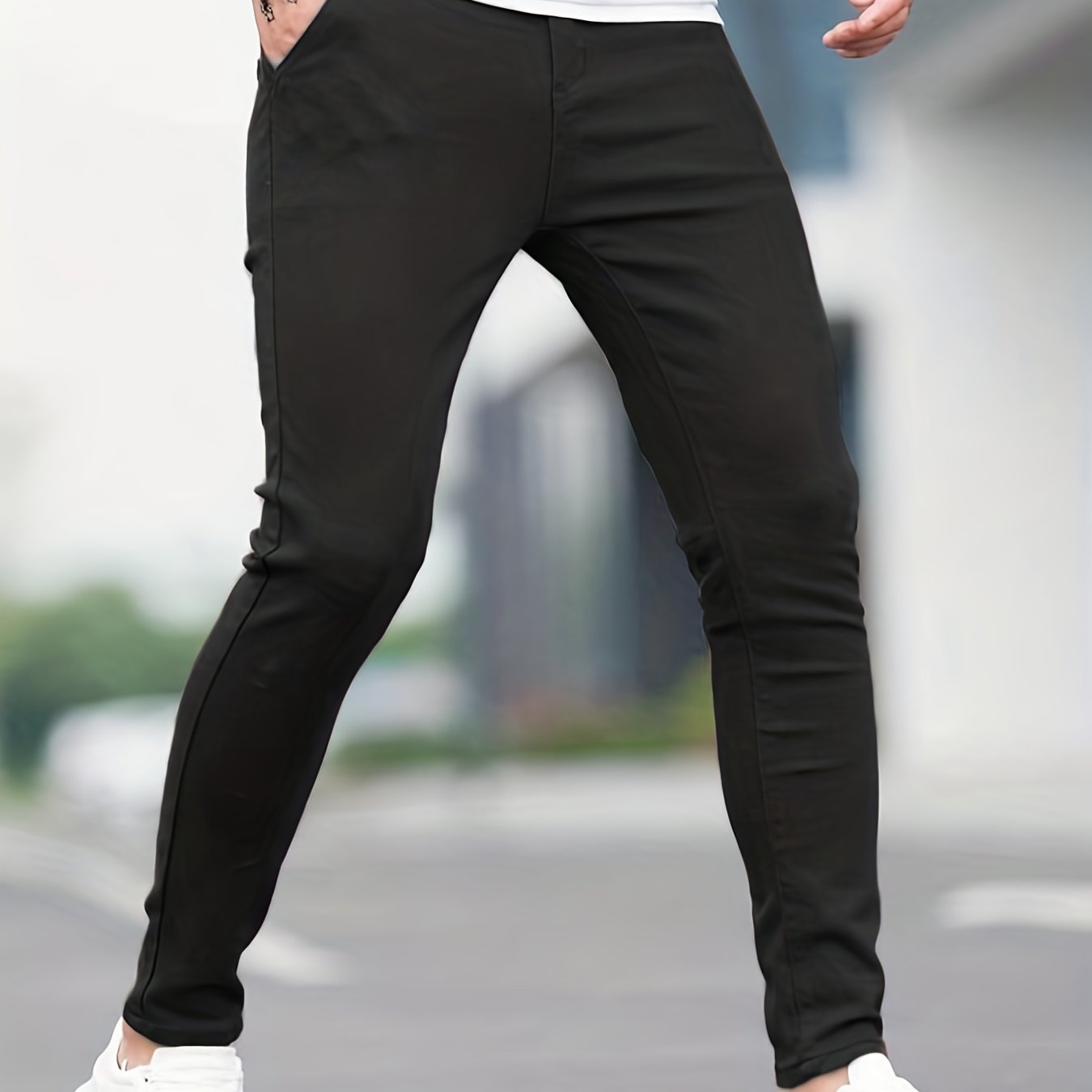 Men's Slim Fit All-match Jeans Casual Street Style Denim Pants