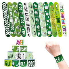 24pcs Golf Party Bracelets Green Scheme Golf Birthday Party Favors