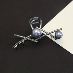 Faux Pearl Hair Clips Claw Clips Daily Decorative Girls Hair Accessories
