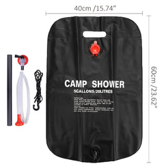 Foldable Camping Shower Bag Water Storage Bag for Outdoor Activities