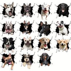 French Bulldog Car Sticker 3D Simulation