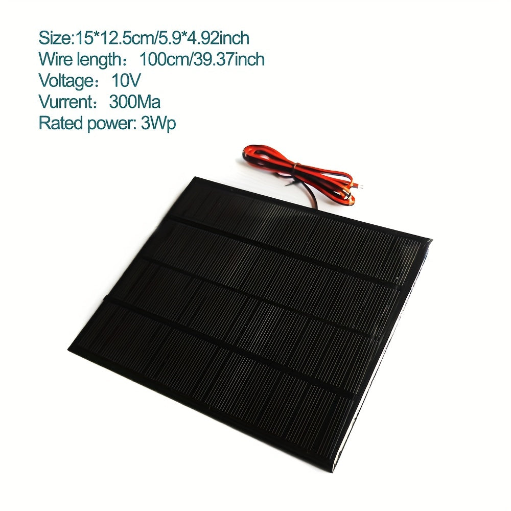 Solar Panel Drop Glue Board 150 125mm 10V 300MA 3Wp