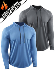 Men's Quick-drying Compression Hoodie Outdoor Sports Top
