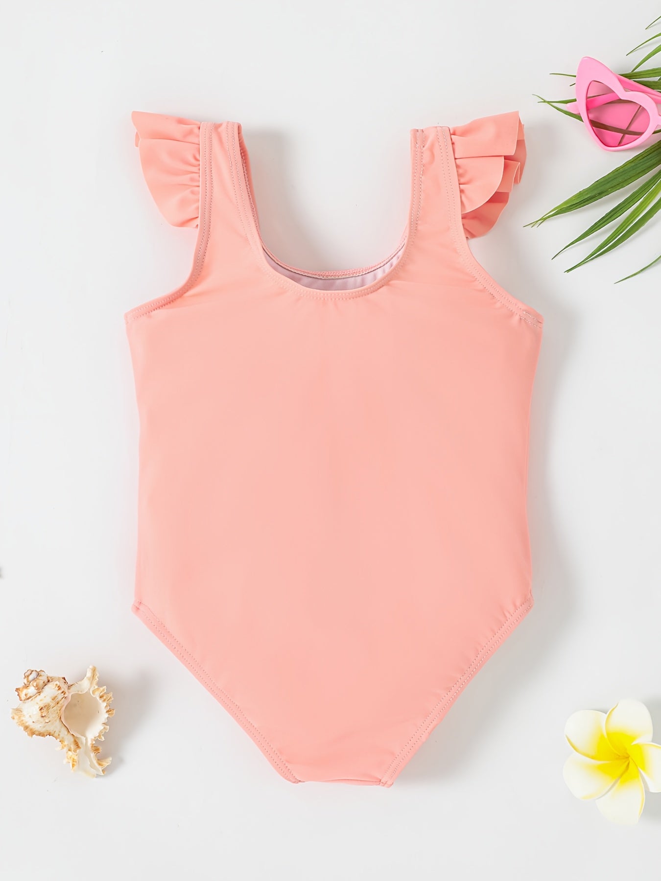 Toddler Girls GIRL POWER Onesie Swimsuit Sleeveless Camisole