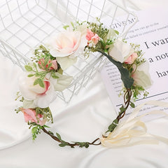 Children's Rose Wreath Hair Accessory for Wedding Party