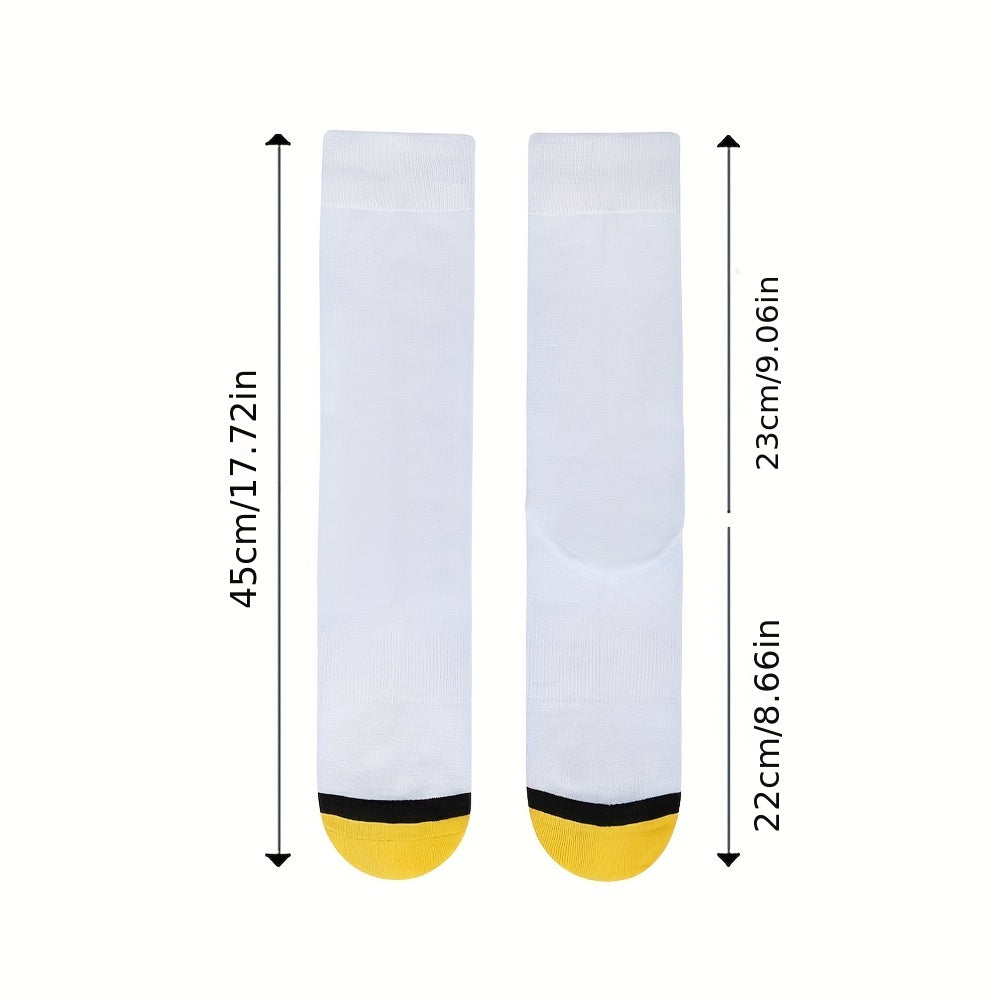 Colorblock Crew Socks Mid Tube Women's Stockings