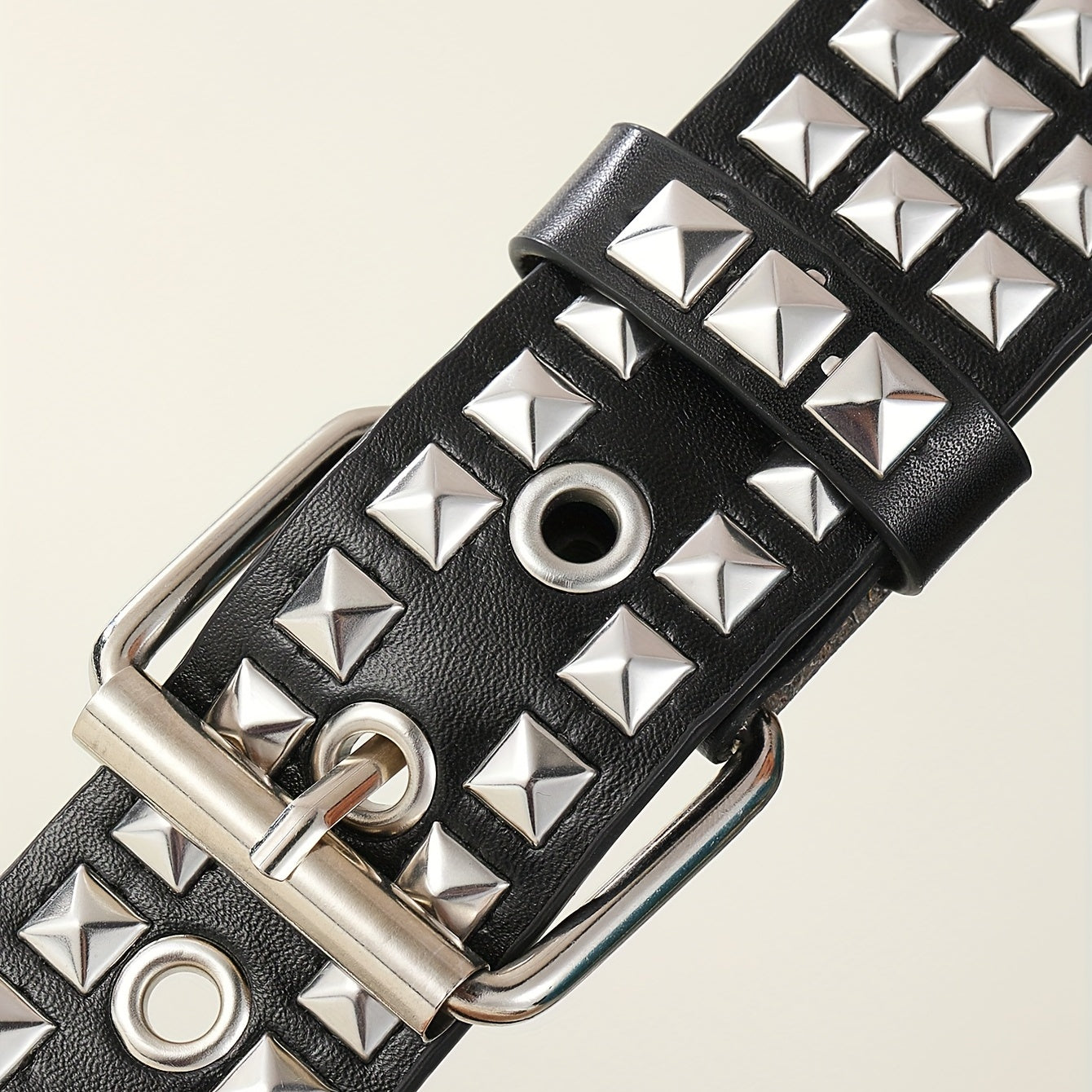 Rivet Pin Buckle Style Belt Punk Belt For Men