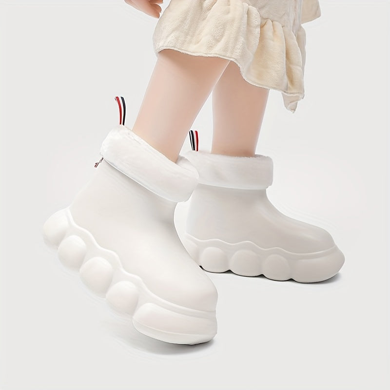 Women's Thick Bottom Rain Boots Non Slip Water Shoes