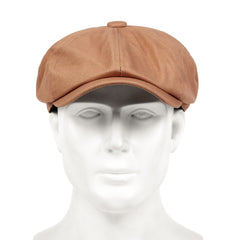 Men's Sand Washed Newsboy Hat Beret