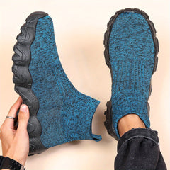 Comfy & Durable Plus Size Men's Slip-On Sneakers for Outdoors