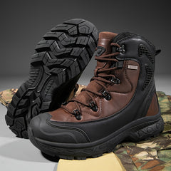 Men's High Top Hiking Boots Non Slip Durable Shoes for Outdoor Activities