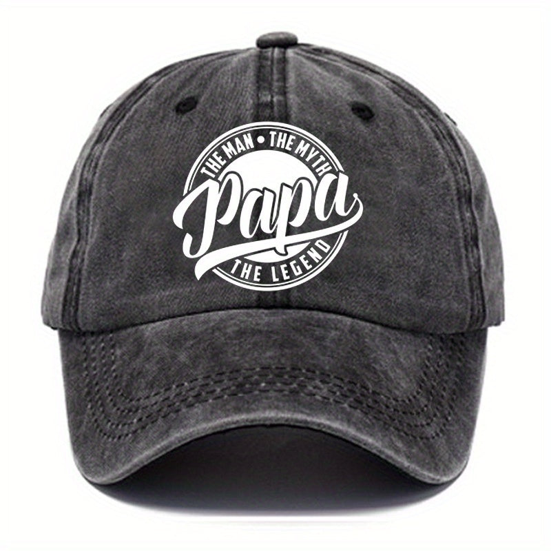Adjustable Cotton Baseball Cap Retro Sunscreen Hat Men Women