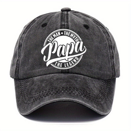 Adjustable Cotton Baseball Cap Retro Sunscreen Hat Men Women