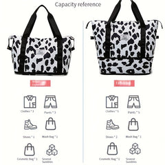 Expandable Tote Bag Dry Wet Separation Swimming Yoga Fitness Bag