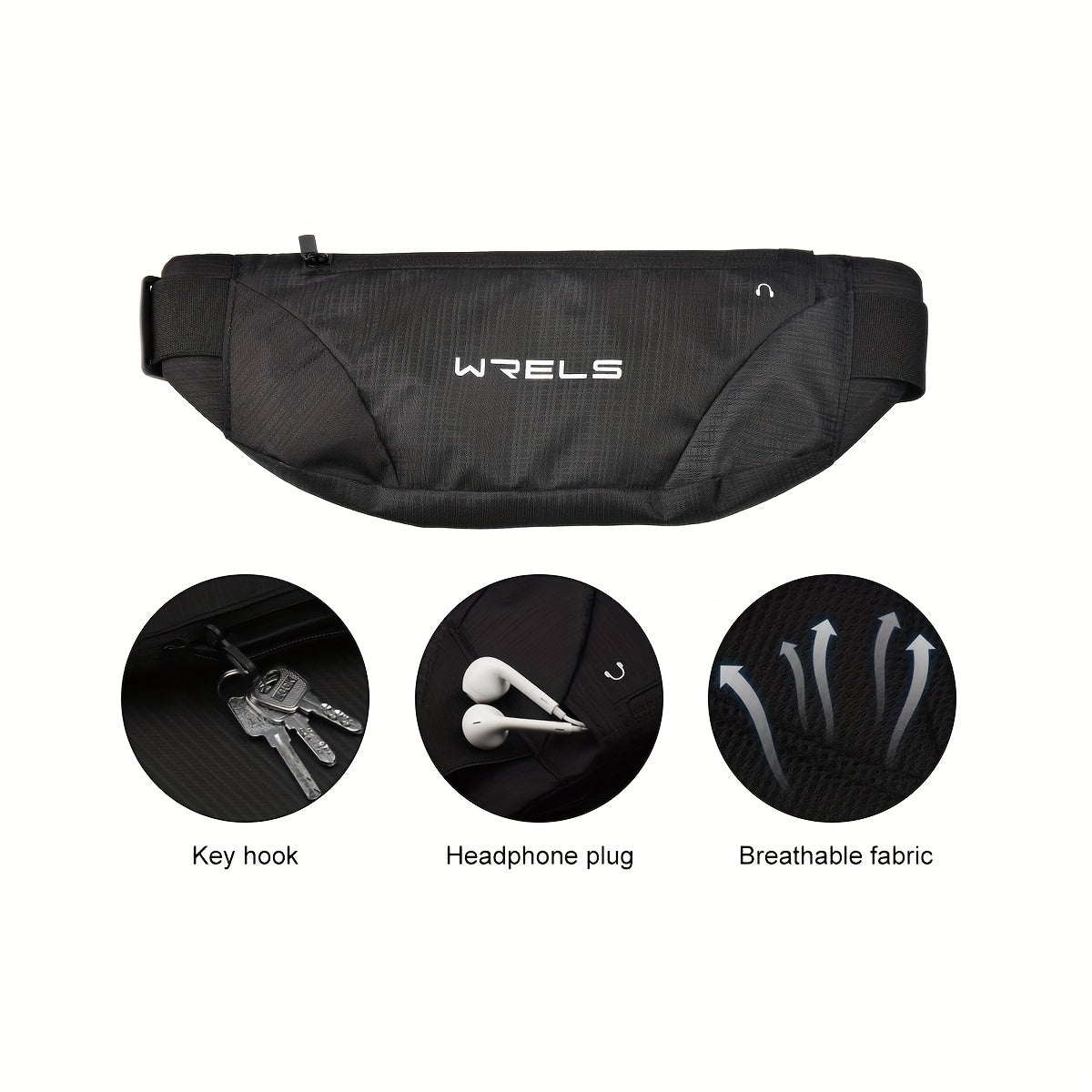 Waterproof Running Fanny Pack Waist Bag for Outdoor Fitness