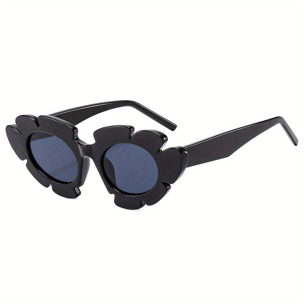 Men's Flowers Shaped Frame Sunglasses UV Protection Unisex Sunglasses