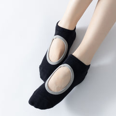 Breathable Yoga Socks Closed Toe Non-Slip Sports Barre Ballet Pilates Socks
