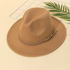 Kids Flat Brim Fedora Hat For Girls Toddler Children Special Occasion Party