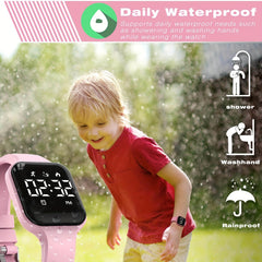 LED Digital Pedometer Tracker Activity Watch for Kids