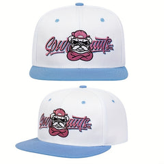 Men's Shar Pei Hip Hop Flat Brim Hat