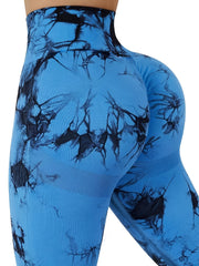Tie Dye High Waist Yoga Pants Seamless Leggings