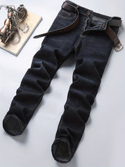Stretch Denim Pants: Classic Semiformal Jeans
