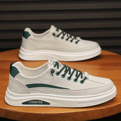Men's Lace up Sneakers Casual Walking Shoes Comfortable