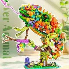 1000 pcs Parrot Model Building Blocks Set DIY Home Decor Art Living Room Toy Set