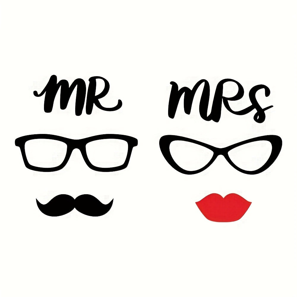 1pc Toilet Wall Sticker Self-adhesive English Men And Women Wall Sticker