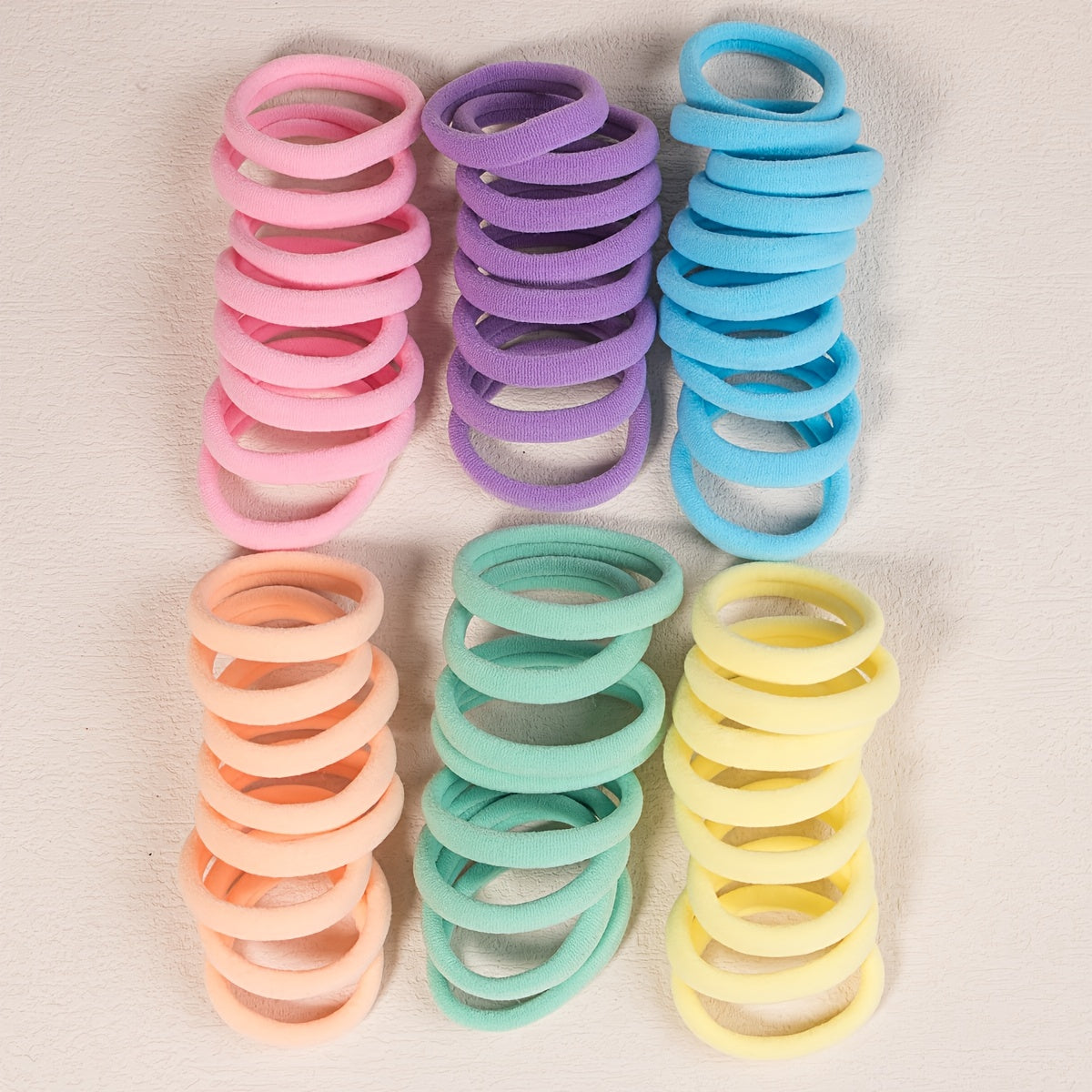 50 Girls High Stretch Hair Ties Hair Accessories