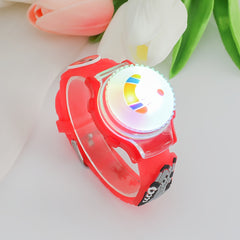 Red LED Fidget Spinner Watch for Kids