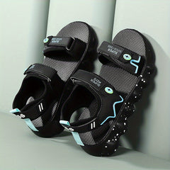 Boys' Sandals Hook Loop Fastener Soft Sole Non Slip Outdoor Beach Shoes