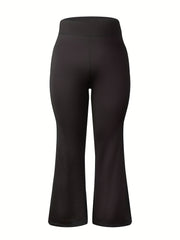 High Stretch Flared Leg Sports Pants for Women