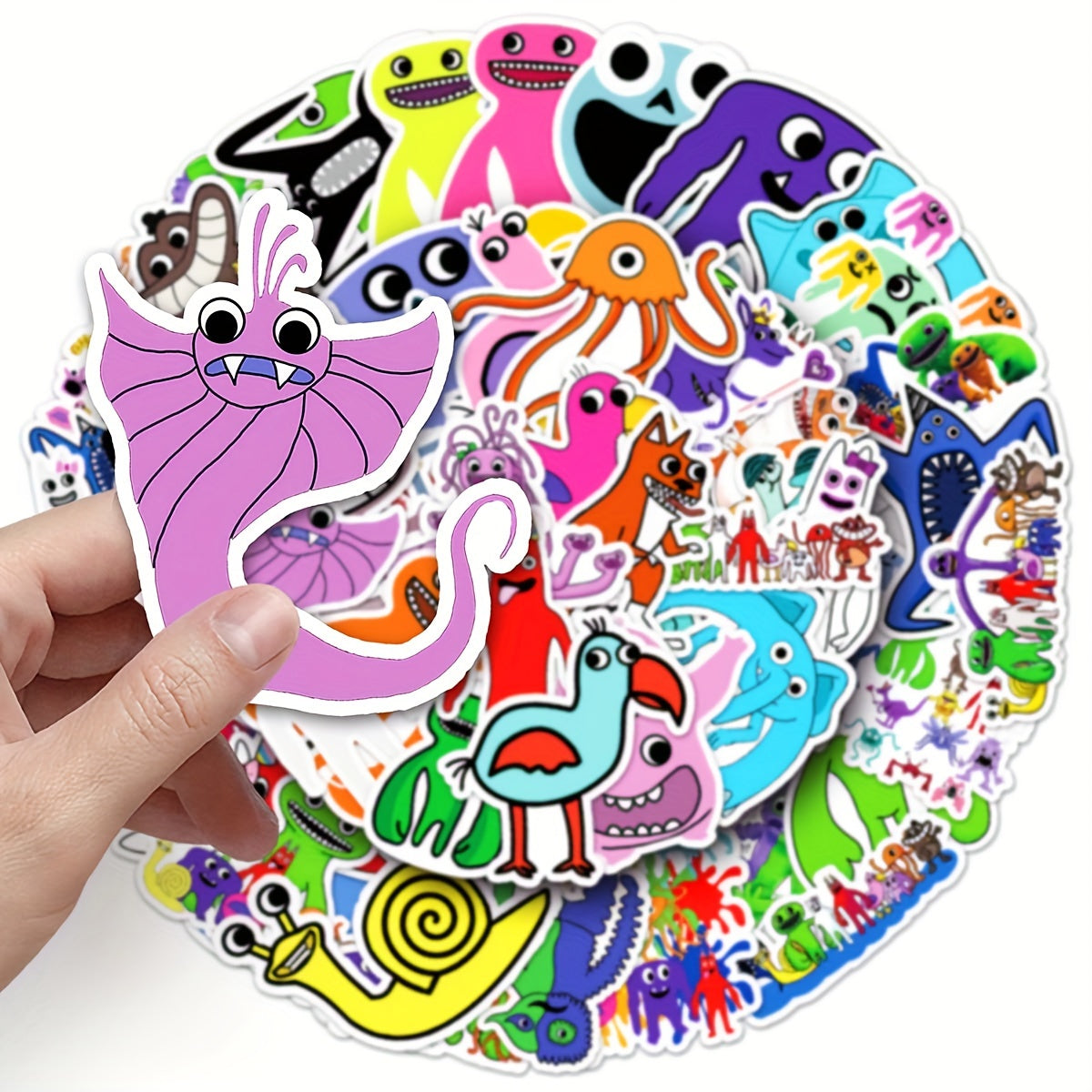50 Pieces Garten Of Banban Cartoon Graffiti Stickers DIY Decoration Waterproof