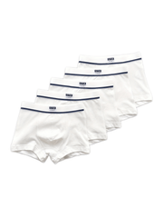 5pcs Toddler Boys Boxer Briefs Contrast Trim Cotton Underwear