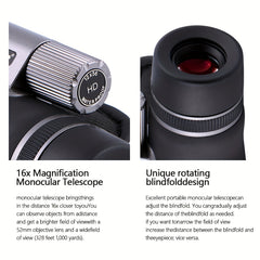 Golf Telescope HD12X56 Monocular Wide View High Definition Handheld Telescope