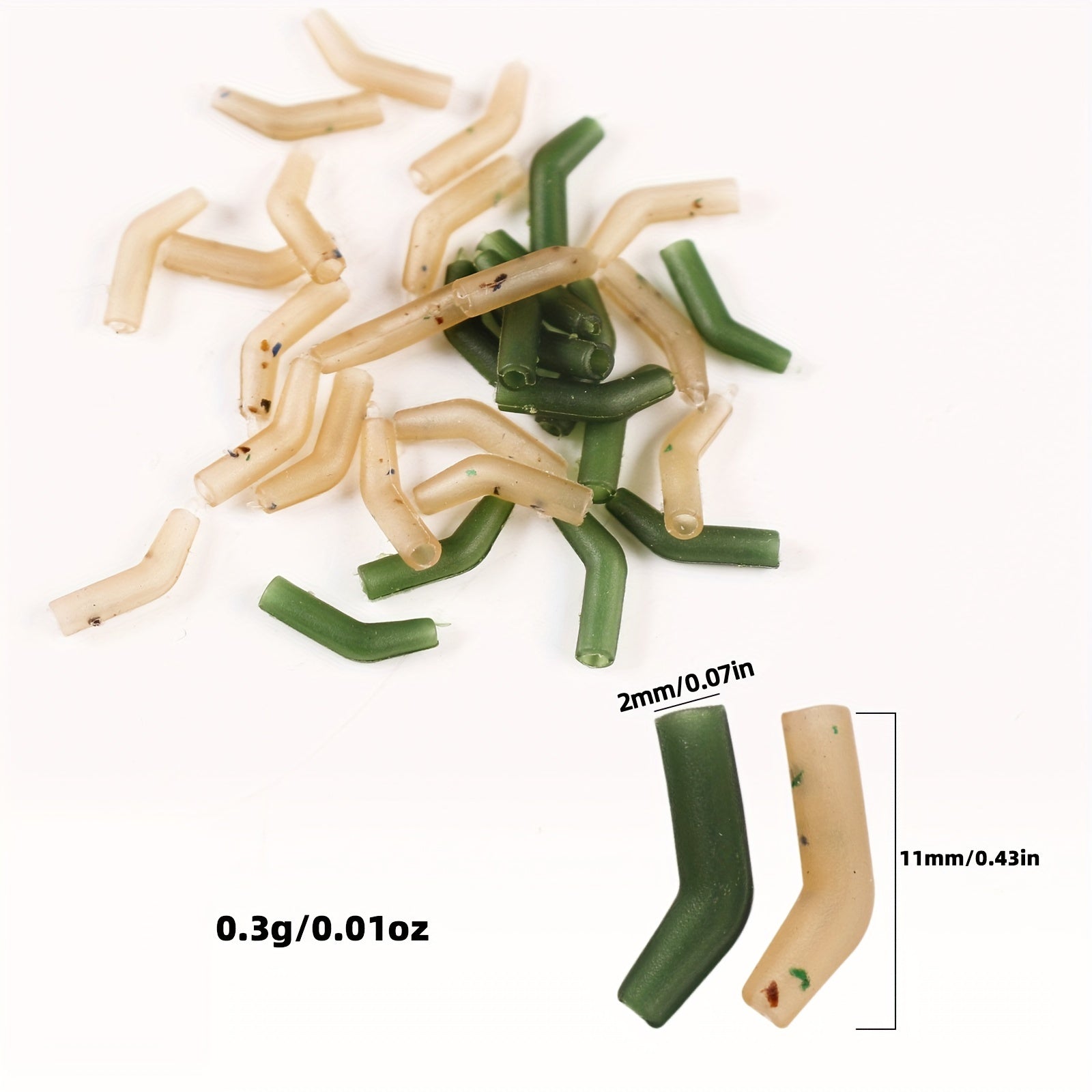 10pcs Rig Aligners for Hair Rig Carp Rig
