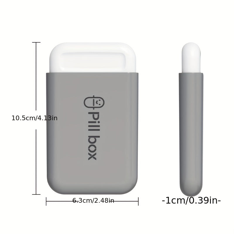 Portable Mini Medicine Storage Box Travel Moisture-proof Organizer