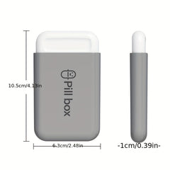 Portable Mini Medicine Storage Box Travel Moisture-proof Organizer