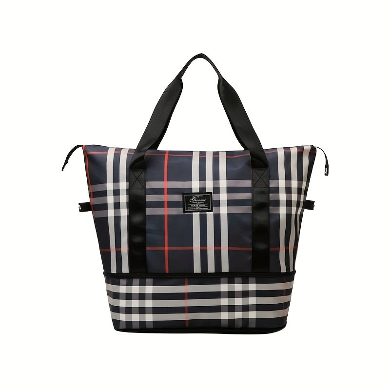 Expandable Tote Bag Dry Wet Separation Swimming Yoga Fitness Bag