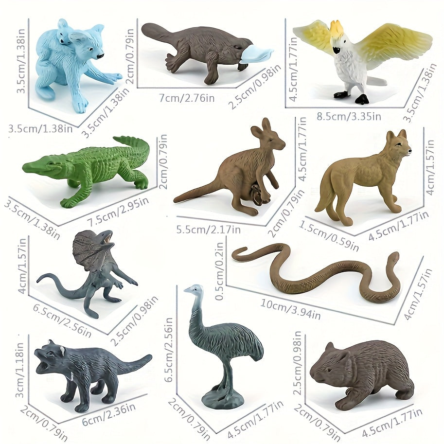 Primate & Oceania Wildlife Model Set Educational Toy