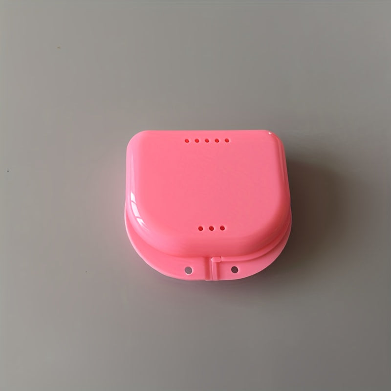 Denture Storage Box With Holes Retainer Corrector Box Denture